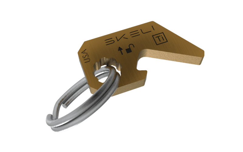 SKELI™ MINIMALIST BOTTLE OPENER- BRONZE Ti