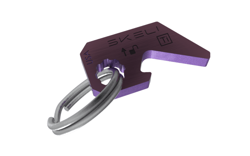 SKELI™ MINIMALIST BOTTLE OPENER- VIOLET Ti